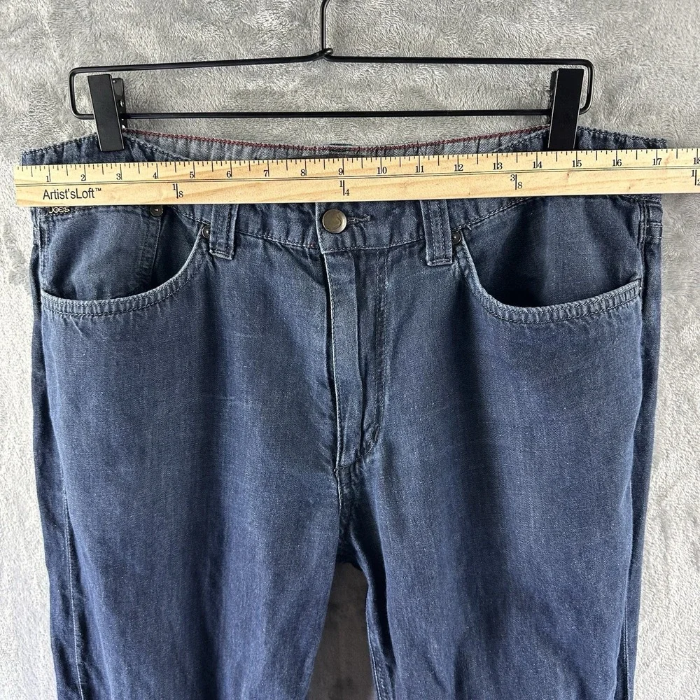 Joe's Jeans Men's 36 x 30 Blue Dark Wash Cotton Classic Fit Straight Leg